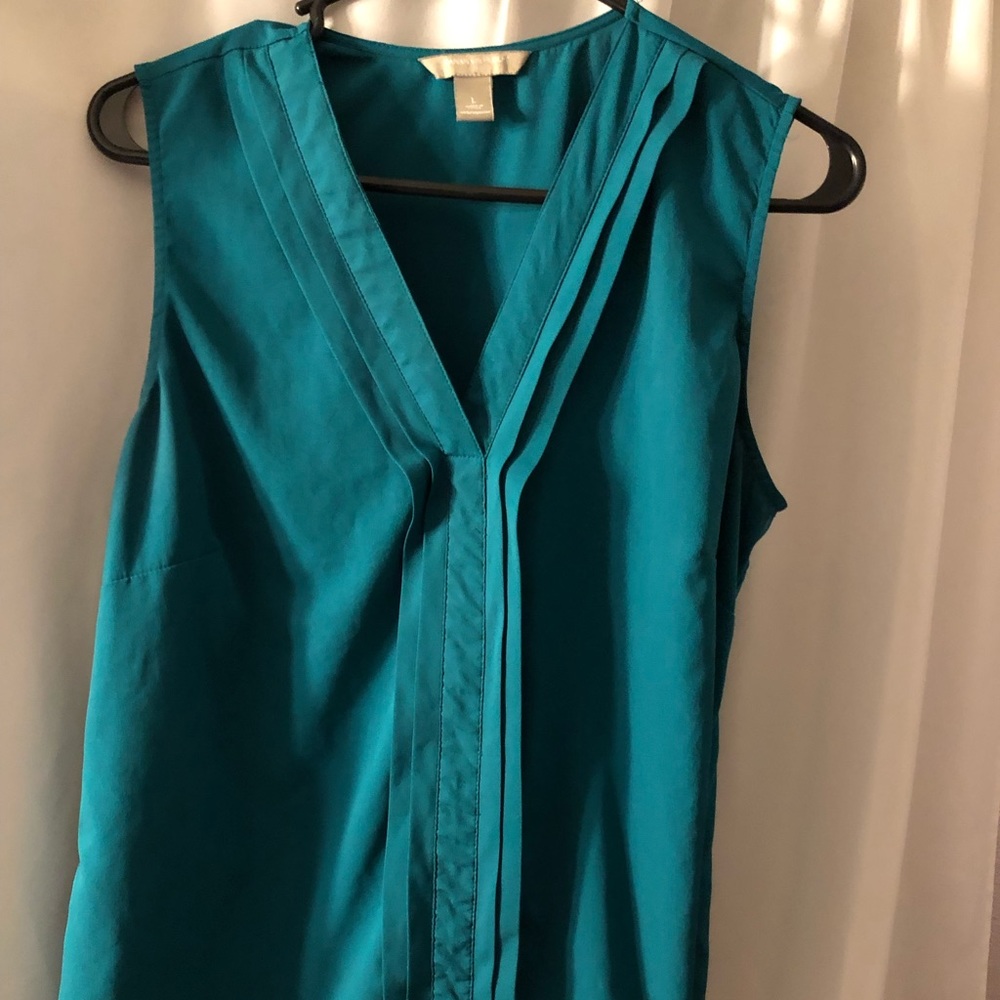 Banana Republic teal Large tank shirt